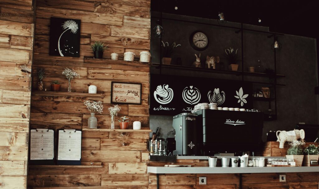 workspace coffee shop